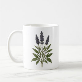 Antikes Lavendel Kaffeetasse