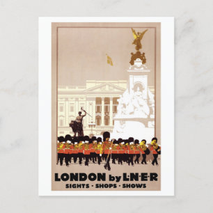 Antikes London England Britischer Tourismus Reise Postkarte