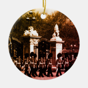 Antikes London Wachablösung Buckingham-Palast Keramik Ornament