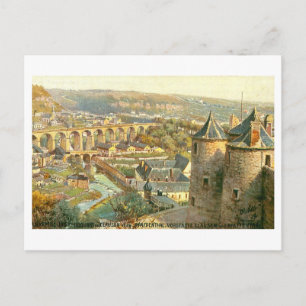 Antikes Luxemburg Postkarte