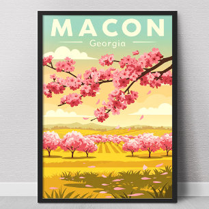 Antikes Macon Georgia Poster