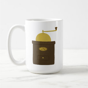 Antikes manuelles Kaffeemühle-Geschenk Kaffeetasse