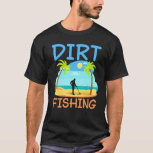 Antikes Metalldetektor- Stranddetektor Schmutz Fis T-Shirt