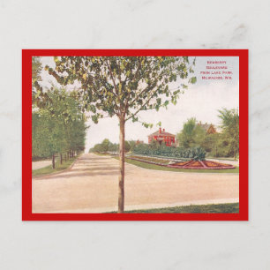 Antikes Milwaukee Wisconsin Postkarte
