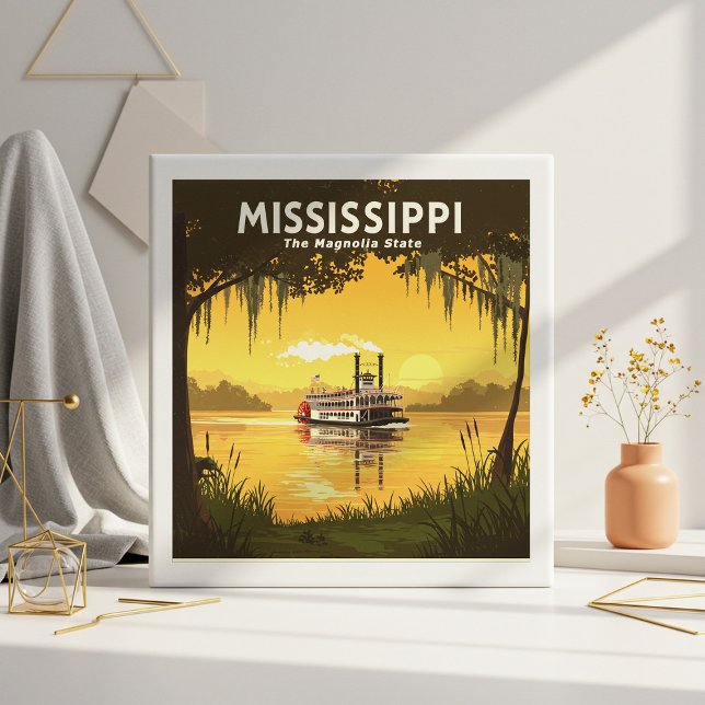 Antikes Mississippi Fliese (Von Creator hochgeladen)