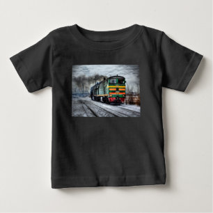 Antikes Motor-Dampfzug für Lokomotive Shirt