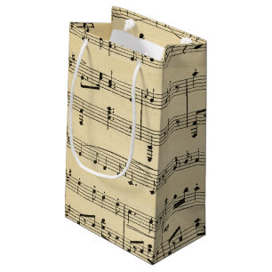 Antikes Musikthema Kleine Geschenktüte