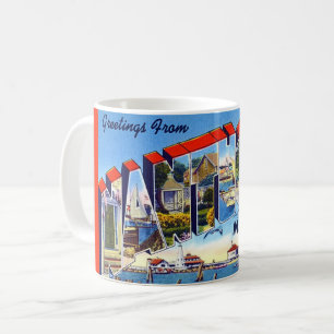 Antikes Nantucket MA Kaffeetasse
