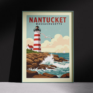 Antikes Nantucket Massachusetts Poster