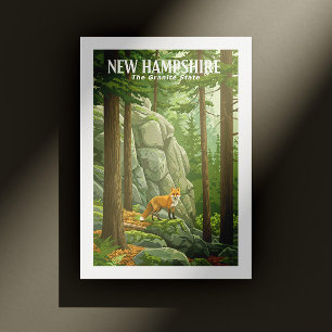 Antikes New Hampshire Postkarte
