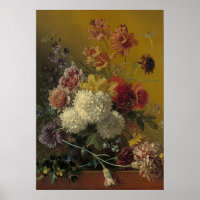 Antikes niederländisches Meisterwerk Floral Georgi