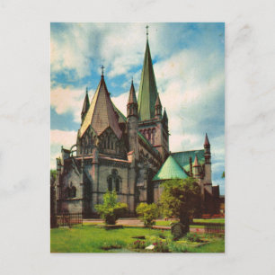 Antikes Norwegen, Trondheimer Kathedrale Postkarte