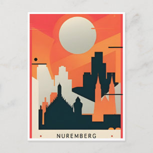 antikes Nürnberg Deutschland Reise allemagne Postkarte