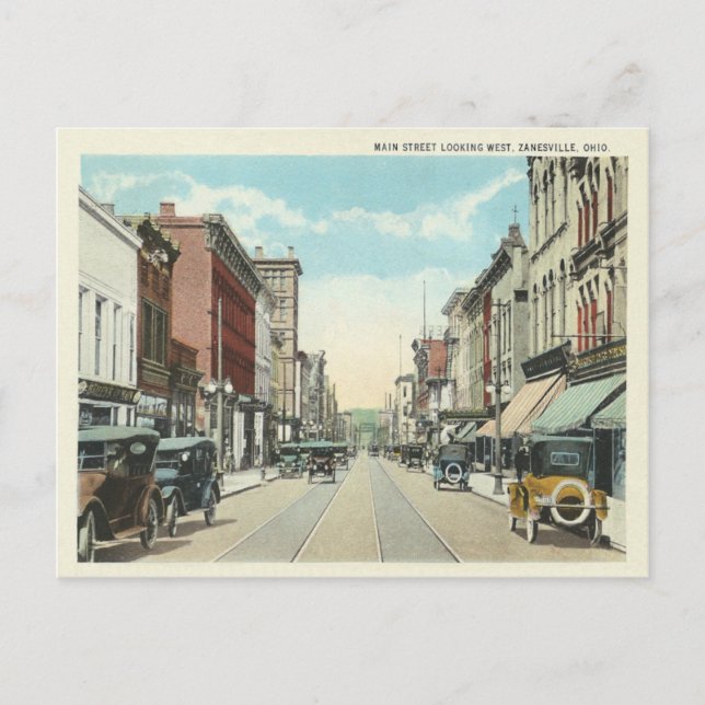 Antikes Ohio Postkarte (Vorderseite)