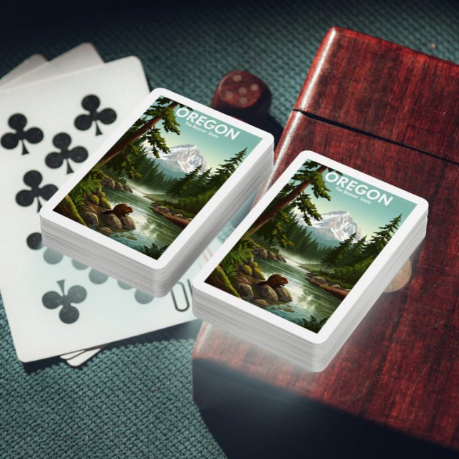 Antikes Oregon Spielkarten (Von Creator hochgeladen)