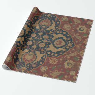 Antikes orientalisches persisches rotes Muster Geschenkpapier