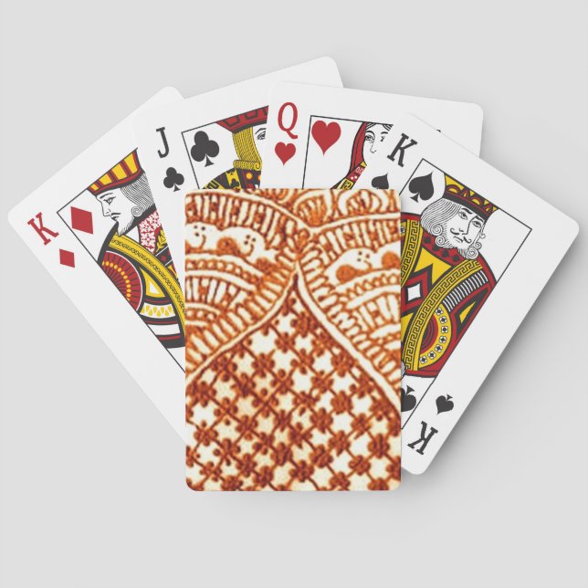 antikes Ornament Spielkarten (Rückseite)