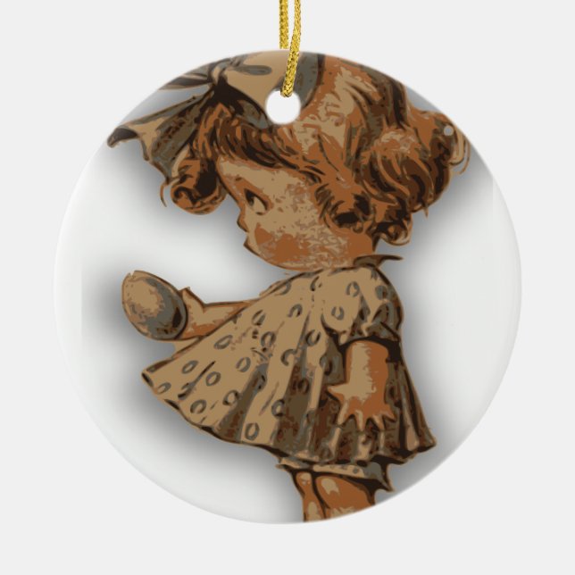 antikes Osterei Ornament (Vorne)