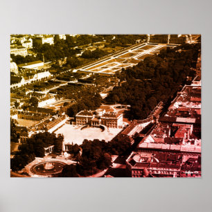 Antikes Österreich Wien Belvedere Park Überblick Poster