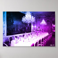 Antikes Österreich Wien Hofburg Palast Esszimmer