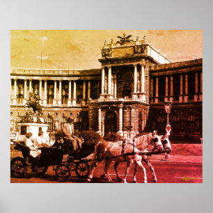 Antikes Österreich Wien Hofburgpalast Poster