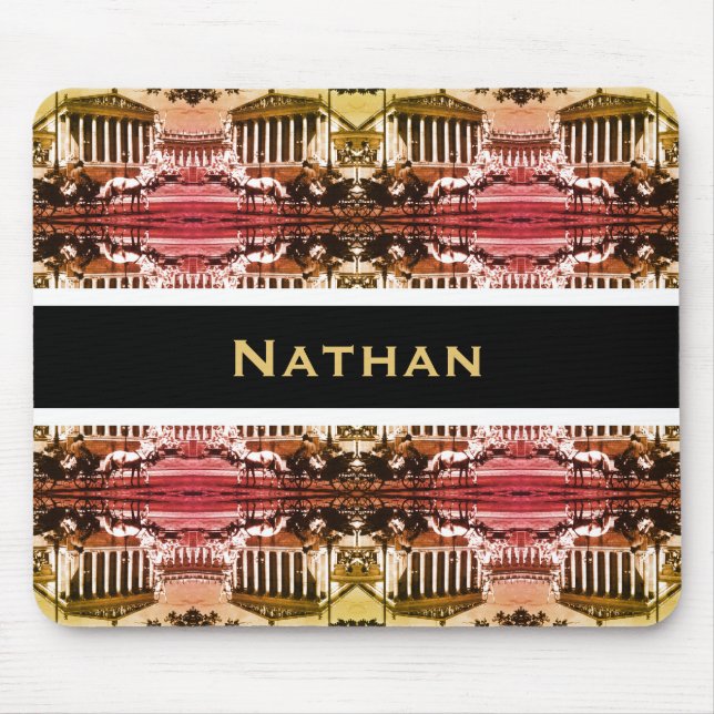 Antikes Österreich Wien Parlament Mousepad (Vorne)