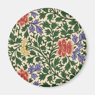 Antikes Owen Jones Chinoiserie Pfingstrosen-Muster Magnet