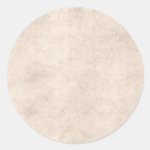 Antikes Papier Pergamentpapier Vorlage Leer Runder Aufkleber