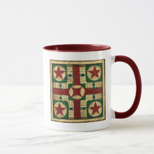 Antikes Parcheesi-Spielbrett von Ethan Harper Tasse
