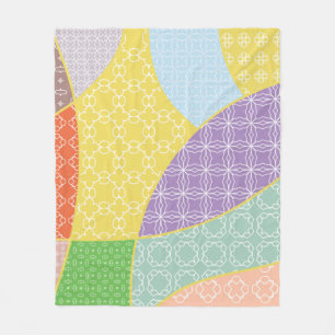 Antikes Patchwork-Quilt-Muster. Antike Dekoration Fleecedecke