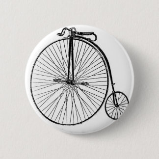 Antikes Penny-Farthing-Fahrrad Button