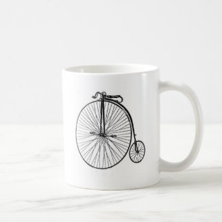 Antikes Penny-Farthing-Fahrrad Kaffeetasse