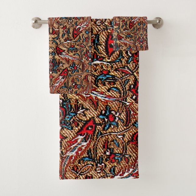 Antikes persisches Muster Badhandtuch Set (Insitu)