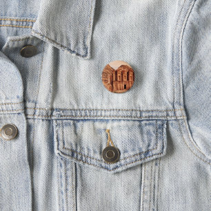 Antikes Petra-Jordanien Aufkleber Button