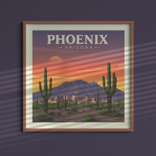 Antikes Phoenix Arizona Poster