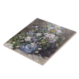 Antikes Pierre Auguste Renoir Frühlingsstrauß Fliese