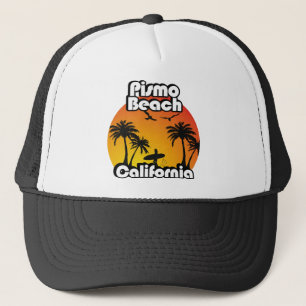 Antikes Pismo Beach Kalifornien Truckerkappe