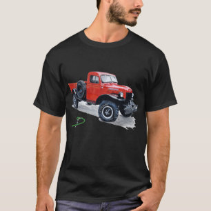 Antikes Power-Lastwagen-LKW DarkT-Shirt T-Shirt