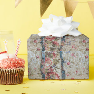 Antikes Quilt-Design Geschenkpapier