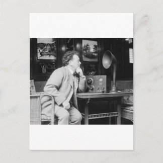 Antikes Radio, Anfang des 19. Jahrhunderts Postkarte
