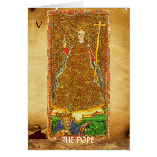 ANTIKES RENAISSANCE-TAROT 5 / DER PAPST