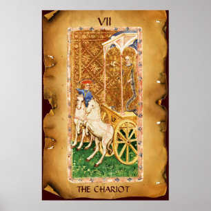 ANTIKES RENAISSANCE-TAROT 7 / DER WAGEN POSTER
