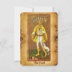 ANTIKES RENAISSANCE-TAROT / DER NARR ANKÜNDIGUNG