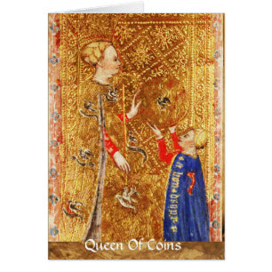 ANTIKES RENAISSANCE-TAROT/ KÖNIGIN DER MÜNZEN
