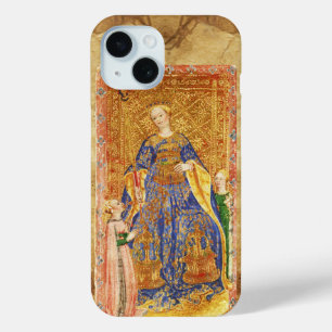 ANTIKES RENAISSANCE-TAROT  / KÖNIGIN DER STÄBE iPhone 15 HÜLLE