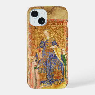 ANTIKES RENAISSANCE-TAROT  / KÖNIGIN DER STÄBE iPhone 15 HÜLLE