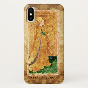 ANTIKES RENAISSANCE-TAROT / MAGD DER MÜNZEN iPhone X HÜLLE