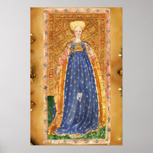 ANTIKES RENAISSANCE-TAROT / MAGD DER STÄBE POSTER