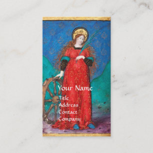 ANTIKES RENAISSANCE-TAROT / RAD DES SCHICKSALS VISITENKARTE