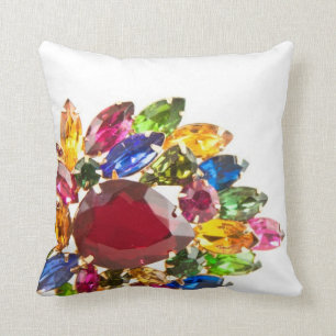 Antikes Rhinestone-Wurfkissen Kissen